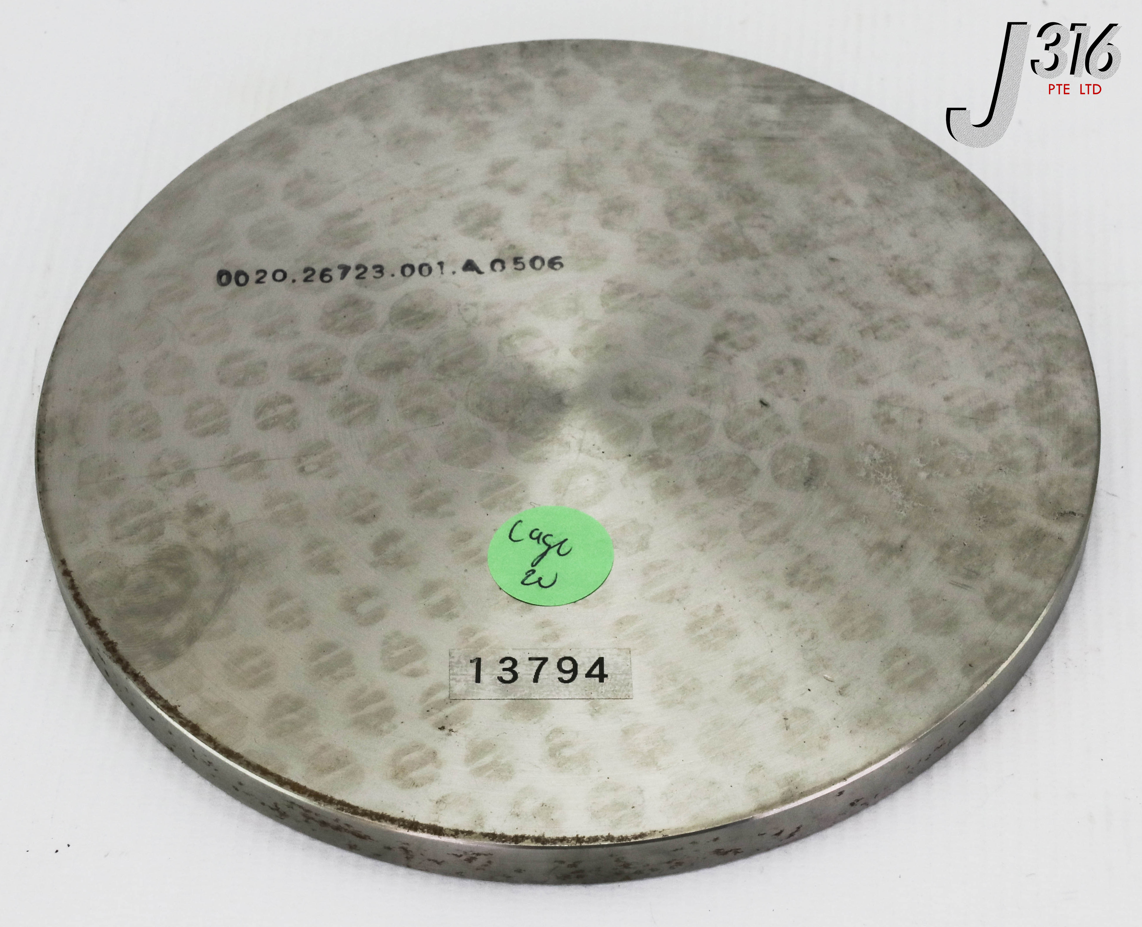 13794 APPLIED MATERIALS BALL TRANSFER LOAD DISTRIBUTION PLATE 0020